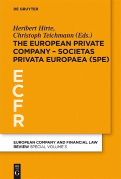 Societas Privata Europaea (SPE) (eBook, PDF)