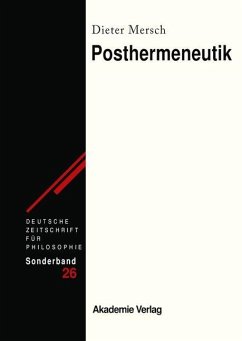 Posthermeneutik (eBook, PDF) - Mersch, Dieter