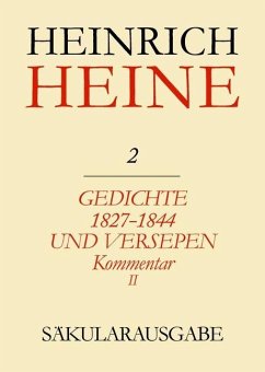 Cover Gedichte 1827-1844 und Versepen. Kommentar II (eBook, PDF)