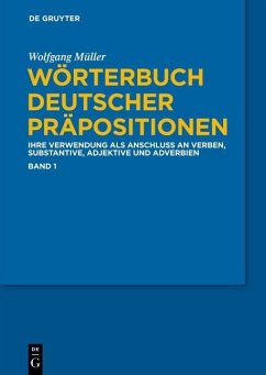 Wörterbuch deutscher Präpositionen (eBook, PDF) - Müller, Wolfgang