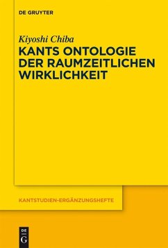 Kants Ontologie der raumzeitlichen Wirklichkeit (eBook, PDF) - Chiba, Kiyoshi