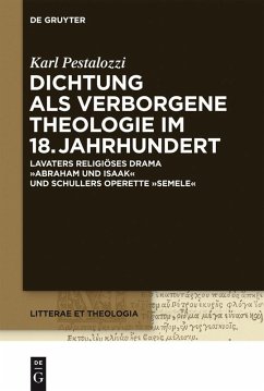 Dichtung als verborgene Theologie im 18. Jahrhundert (eBook, PDF) - Pestalozzi, Karl
