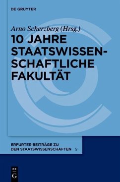 10 Jahre Staatswissenschaftliche Fakultät (eBook, PDF) Cover 10 Jahre Staatswissenschaftliche Fakultät (eBook, PDF)