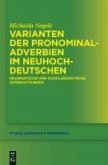 Varianten der Pronominaladverbien im Neuhochdeutschen (eBook, PDF)