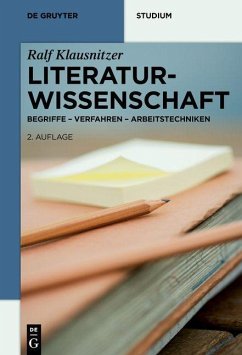 Literaturwissenschaft (eBook, PDF) - Klausnitzer, Ralf