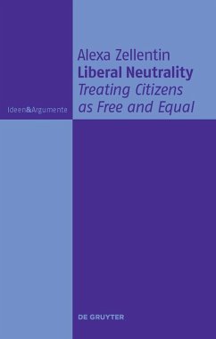 Liberal Neutrality (eBook, PDF) - Zellentin, Alexa