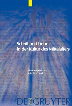 Cover Schrift und Liebe in der Kultur des Mittelalters (eBook, PDF)