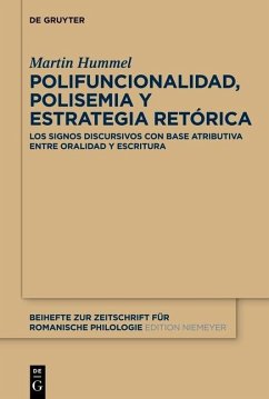 Polifuncionalidad, polisemia y estrategia retórica (eBook, PDF) - Hummel, Martin