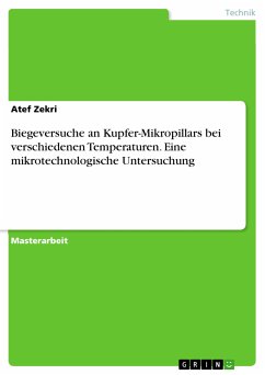 Biegeversuche an Kupfer-Mikropillars bei verschiedenen Temperaturen. Eine mikrotechnologische Untersuchung (eBook, PDF)