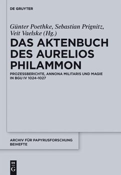 Cover Das Aktenbuch des Aurelios Philammon (eBook, PDF)