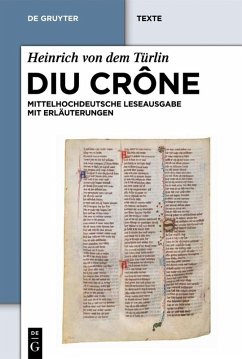 Diu Crône (eBook, PDF) - Türlin, Heinrich von dem
