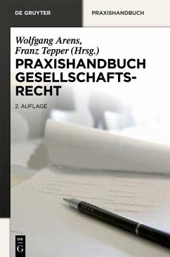 Praxishandbuch Gesellschaftsrecht (eBook, PDF)