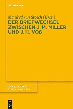 Cover Der Briefwechsel zwischen Johann Martin Miller und Johann Heinrich Voß (eBook, PDF)