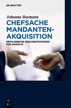 Chefsache Mandentenakquisition (eBook, PDF) - Busmann, Johanna