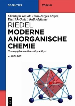 Riedel Moderne Anorganische Chemie (eBook, PDF) - Janiak, Christoph; Meyer, Hans-Jürgen; Gudat, Dietrich; Alsfasser, Ralf