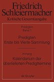 Kritische Gesamtausgabe. Predigten. Erste bis Vierte Sammlung (1801-1820) (eBook, PDF)