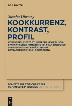 Kookkurrenz, Kontrast, Profil (eBook, PDF) - Diwersy, Sascha