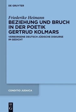 Cover Beziehung und Bruch in der Poetik Gertrud Kolmars (eBook, PDF)