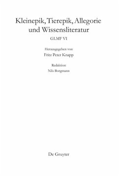 Kleinepik, Tierepik, Allegorie und Wissensliteratur (eBook, PDF)