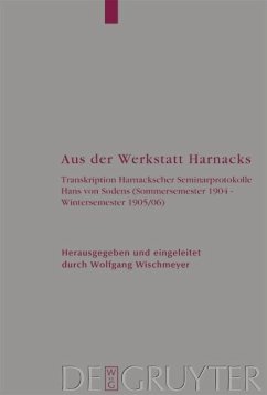 Aus der Werkstatt Harnacks (eBook, PDF) - Harnack, Adolf von