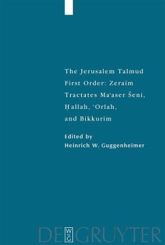 Cover Tractates Ma'aser Seni, Hallah, 'Orlah, and Bikkurim (eBook, PDF)
