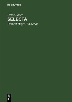 Selecta (eBook, PDF) - Bauer, Heinz