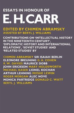 Essays in Honour of E. H. Carr