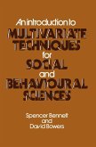 An Introduction to Multivariate Techniques for Social and Behavioural Sciences