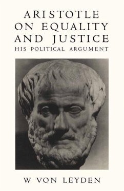 Aristotle on Equality and Justice - Leyden, W. von