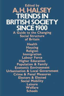 Trends in British Society since 1900 Cover Trends in British Society since 1900