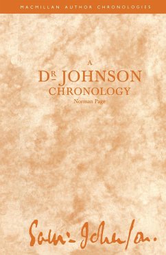 A Dr Johnson Chronology - Page, Norman