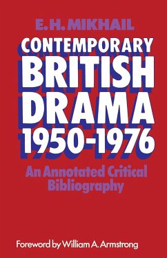 Contemporary British Drama 1950-1976 - Mikhail, E H