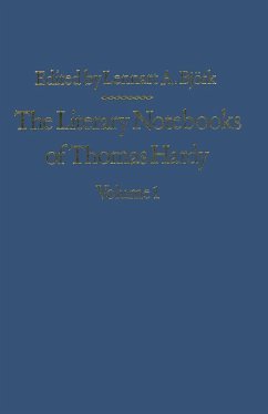 The Literary Notebooks of Thomas Hardy - Hardy, Thomas;Björk, Lennart A