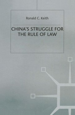 China's Struggle for the Rule of Law - Keith, Ronald C.