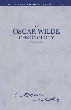 An Oscar Wilde Chronology