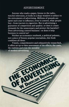 The Economics of Advertising - Reekie, W. Duncan