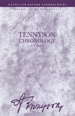 A Tennyson Chronology - Pinion, F B