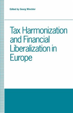 Cover Tax Harmonization and Financial Liberalization in Europe