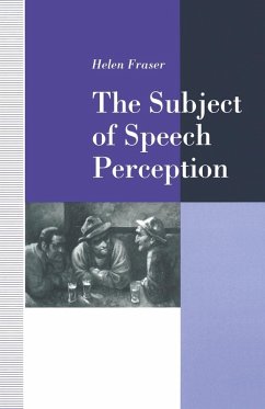 Cover The Subject of Speech Perception