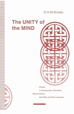 The Unity of the Mind - Brooks, D H M;Loparo, Kenneth A.
