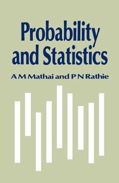 Probability and Statistics - Mathai, A. M.;Rathie, P. N.