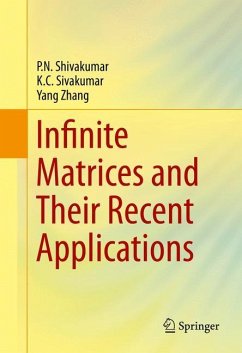 Infinite Matrices and Their Recent Applications - Shivakumar, Pappur Nagappa;Sivakumar, K. C.;Zhang, Yang