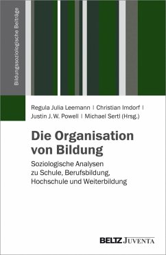 Cover Die Organisation von Bildung (eBook, PDF)