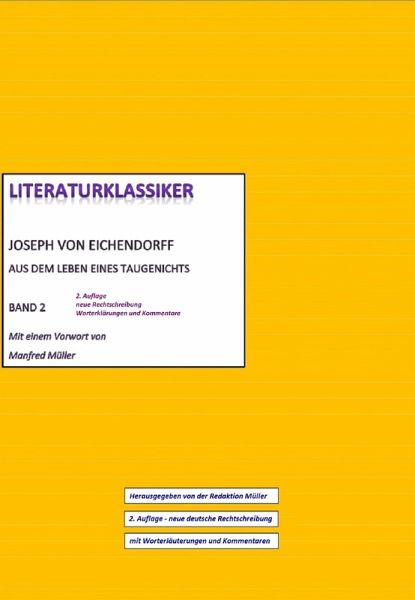 Joseph von Eichendorff - Aus dem Leben eines Taugenichts (eBook, ePUB) Joseph von Eichendorff - Aus dem Leben eines Taugenichts (eBook, ePUB)