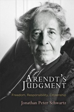 Arendt's Judgment - Schwartz, Jonathan Peter