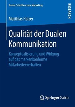 Qualität der Dualen Kommunikation - Holzer, Matthias