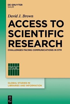 Cover Access to Scientific Research (eBook, PDF)