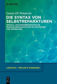 Die Syntax von Selbstreparaturen (eBook, PDF) - Di Venanzio, Laura