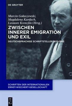 Zwischen Innerer Emigration und Exil (eBook, ePUB)