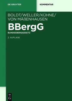 Cover BBergG Bundesberggesetz (eBook, ePUB)